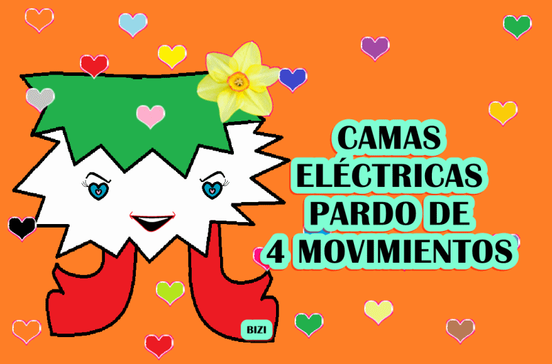CAMAS ELÉCTRICAS PARDO DE 4 MOVIMIENTOS
